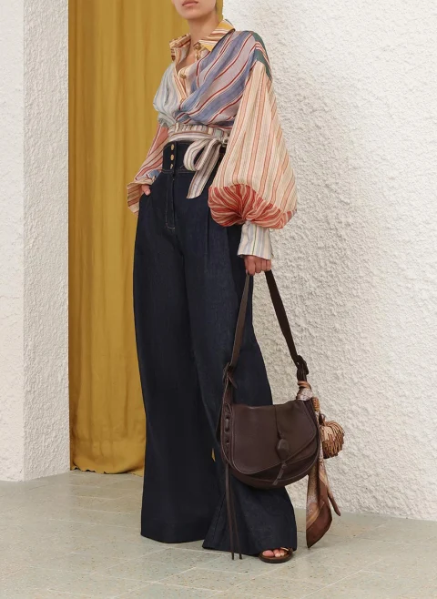 Риза с принт 'Spliced Stripes' Zimmermann — снимка 2