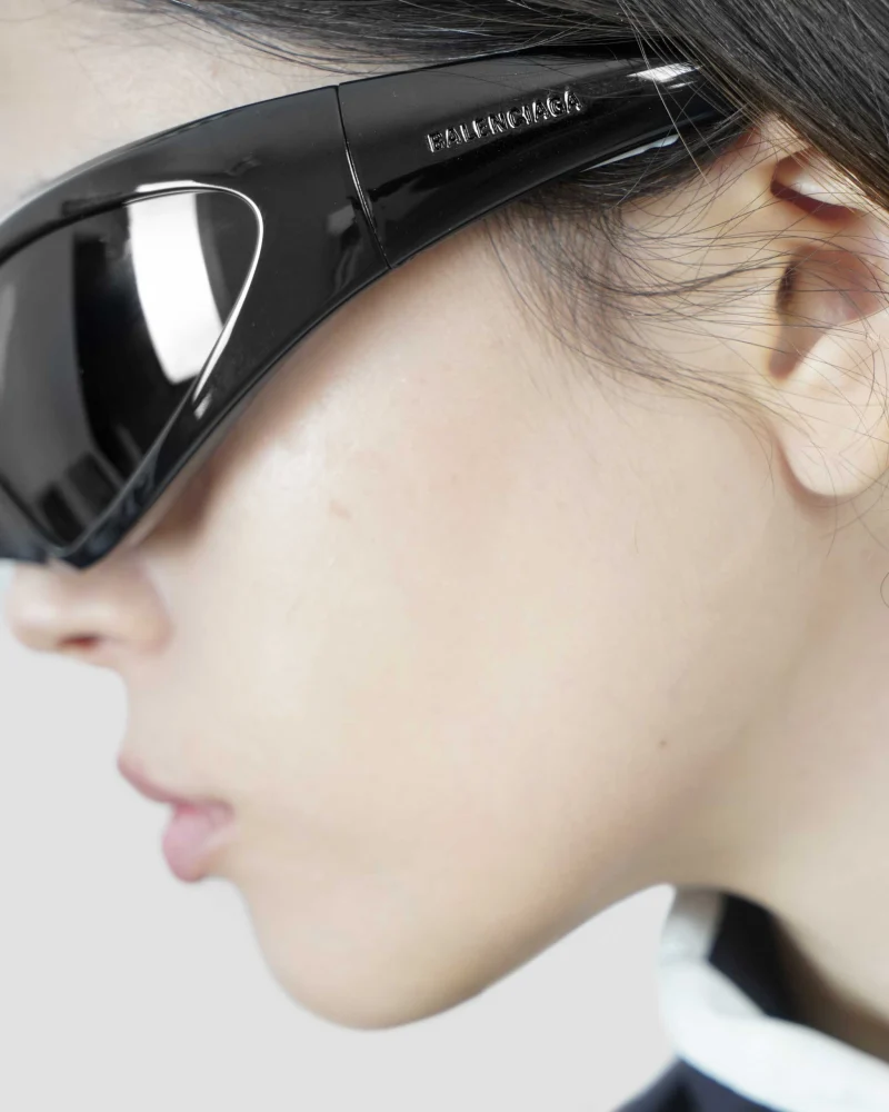 Skin Cat Sunglasses in Black — снимка 4