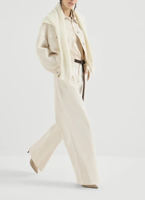 Деним 'Wide leg' Brunello Cucinelli — снимка 2