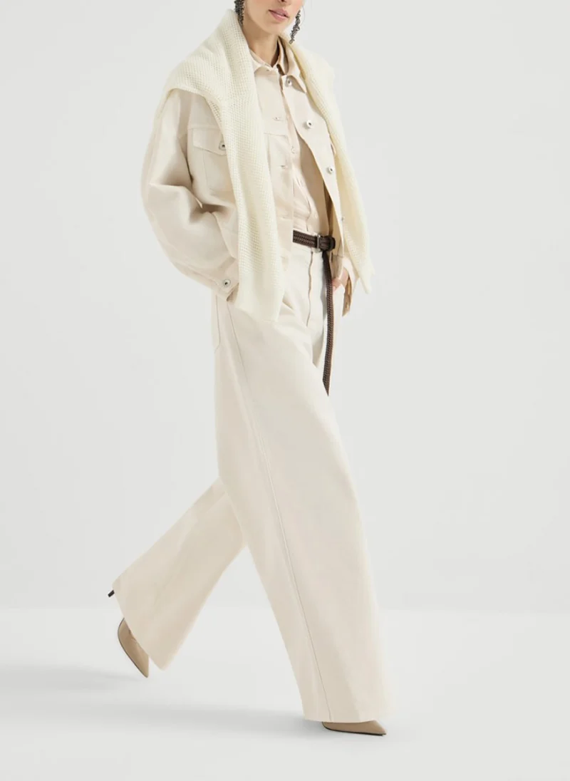 Деним 'Wide leg' Brunello Cucinelli — снимка 2