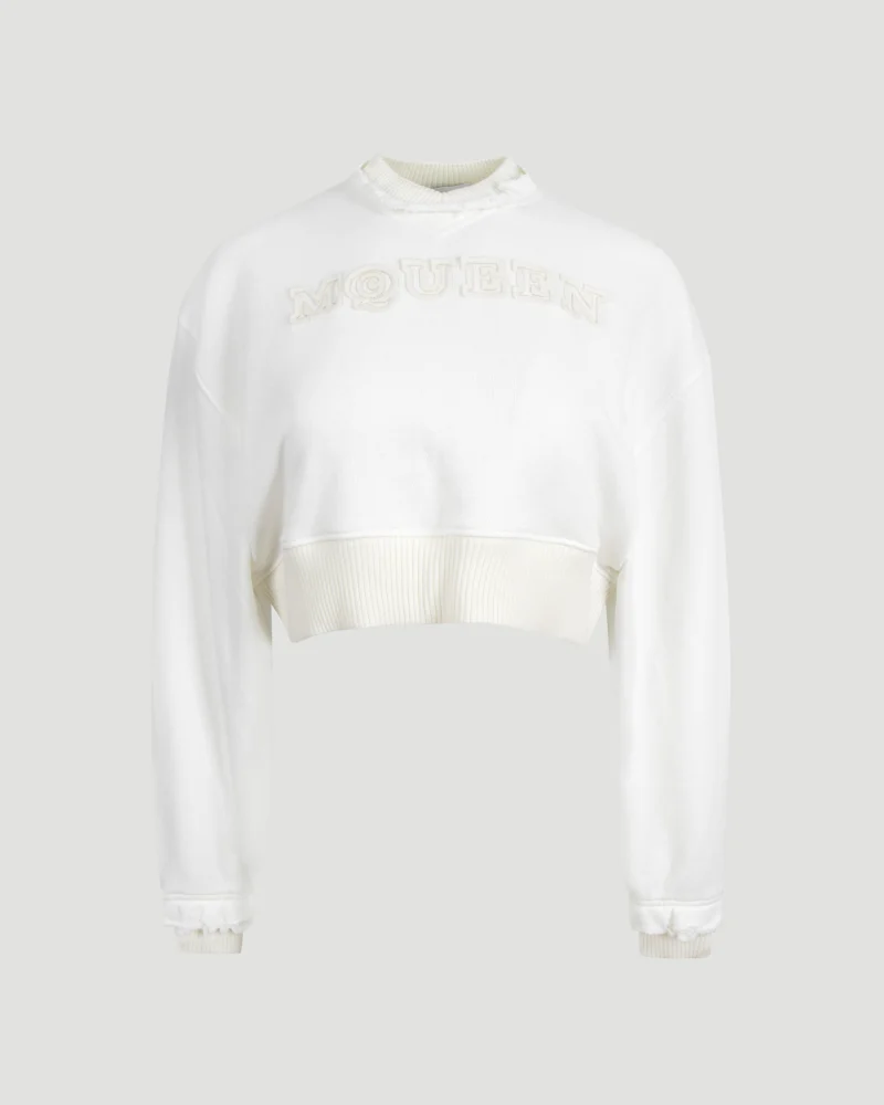 Cotton Hoodie in White