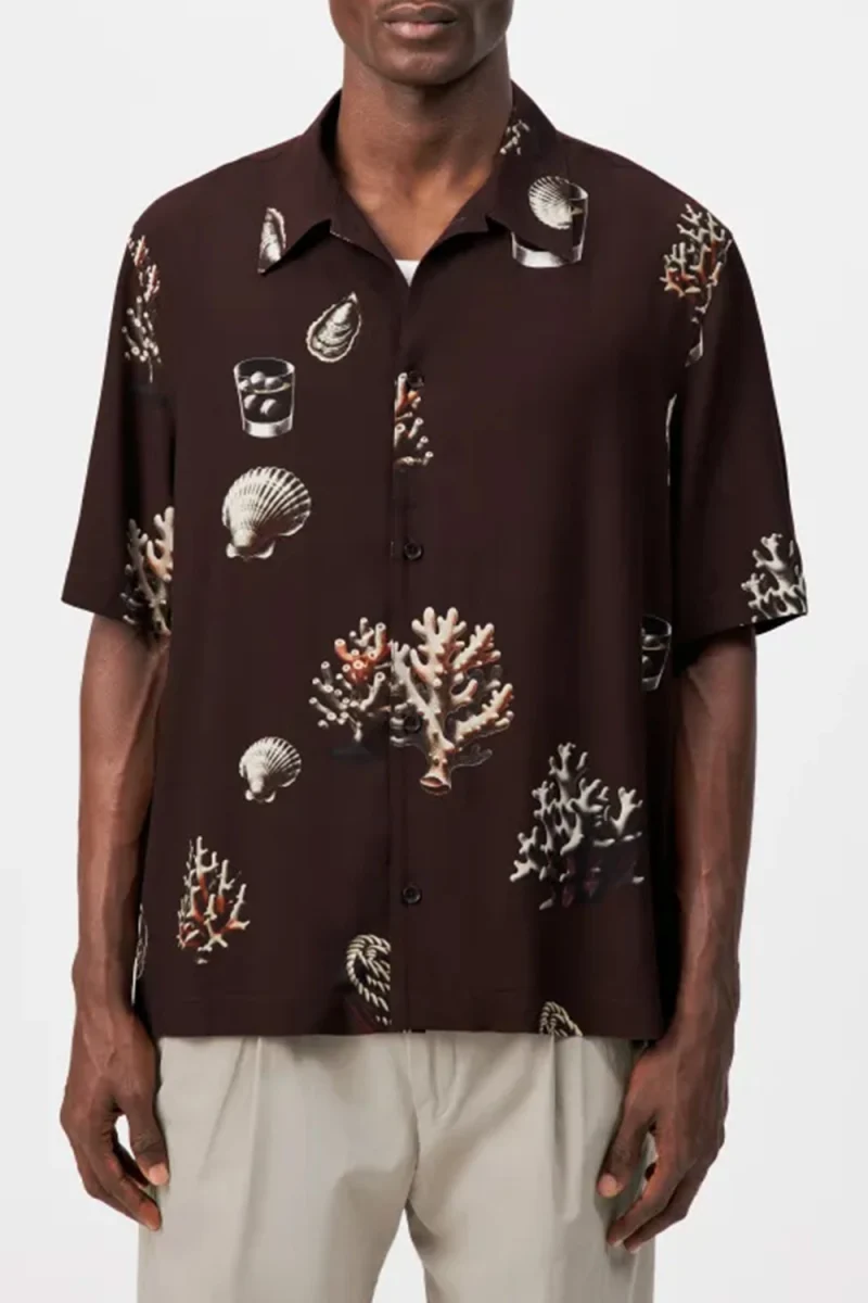 Риза MERYN-152297 1104-brown — снимка 2