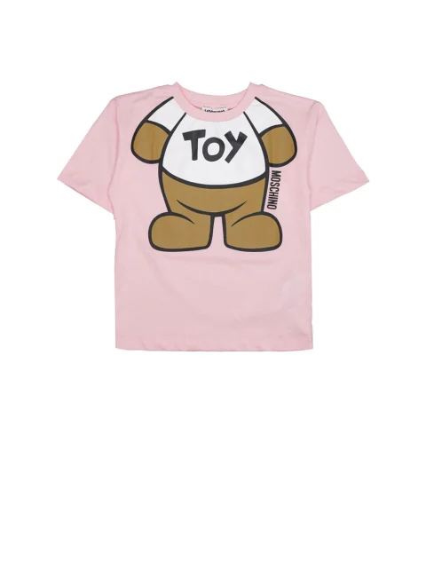 Тишърт с принт Moschino Kids — снимка 4