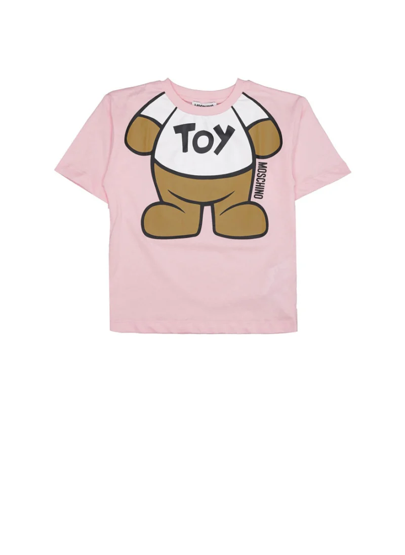 Тишърт с принт Moschino Kids — снимка 4