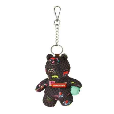 Ключодържател GLOBAL MOGUL CYBER PUNK BEAR SPRAYGROUND — снимка 6