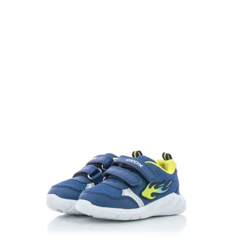 Сникърс Момчета GEOX – B354UC C4W2K B SPRINTYE BOY JEANS/LIME — снимка 3