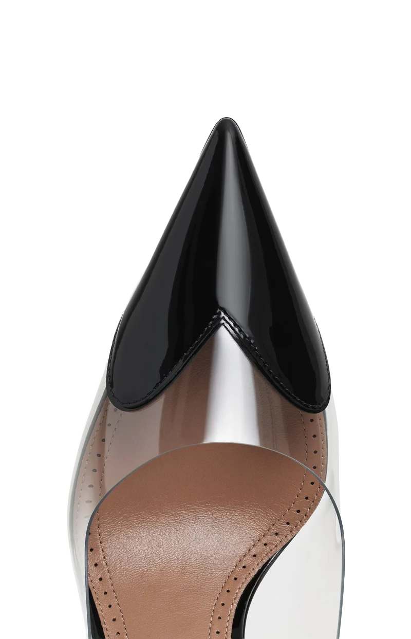 Le Coeur Slingbacks in Black Patent Leather — снимка 4