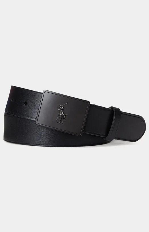 Кожен колан с акцентна катарама