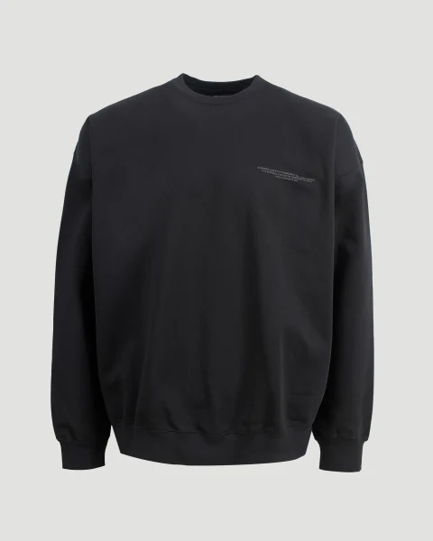 Logo Crew Sweatshirt in Black