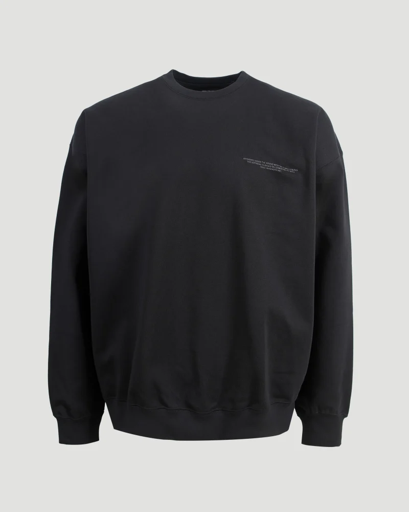 Logo Crew Sweatshirt in Black