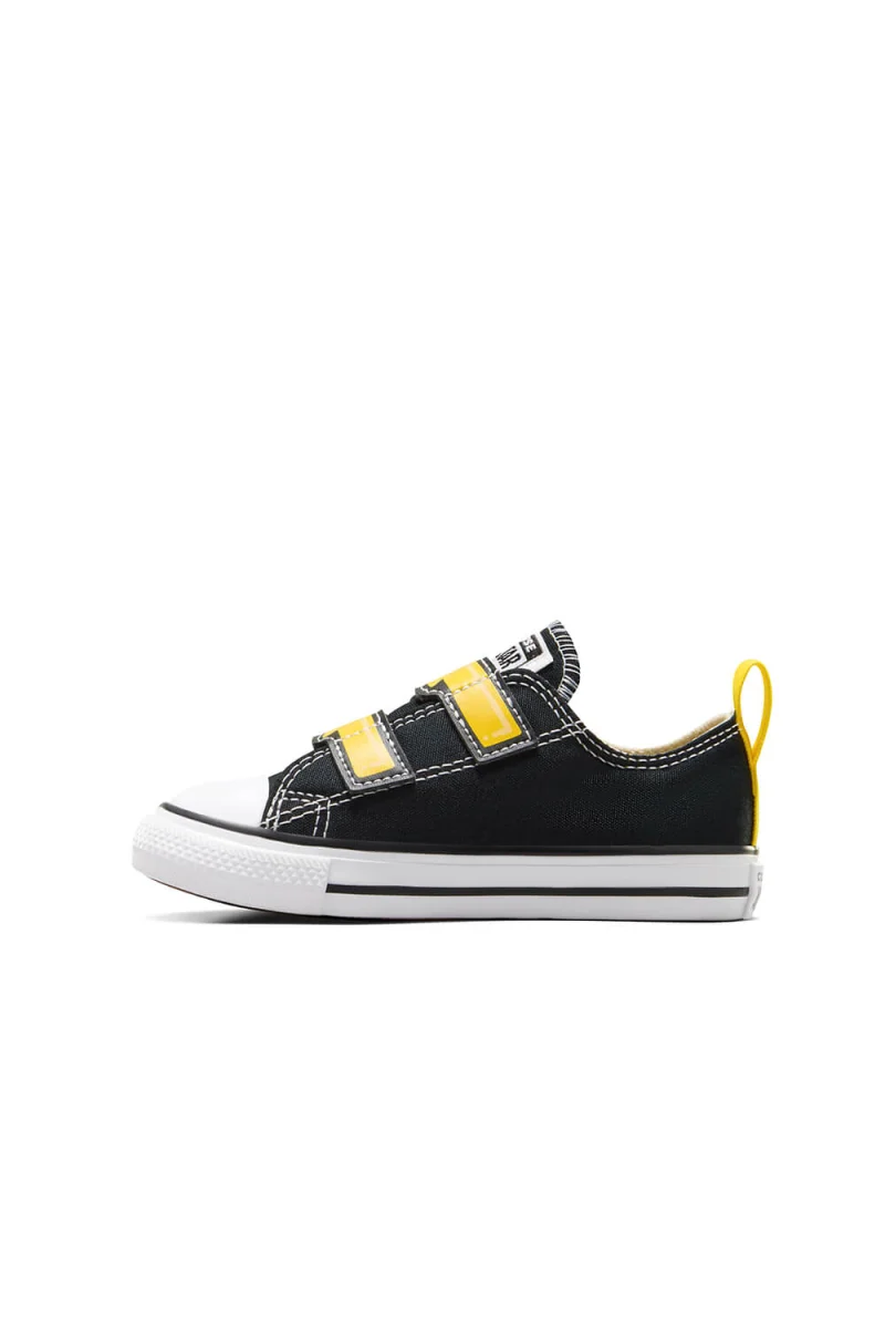 Детски Sneakers Chuck Taylor All Star Electric Bolt A08376C 001-black/golden wren — снимка 2