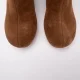Дамски кафяви боти AGL — снимка 5