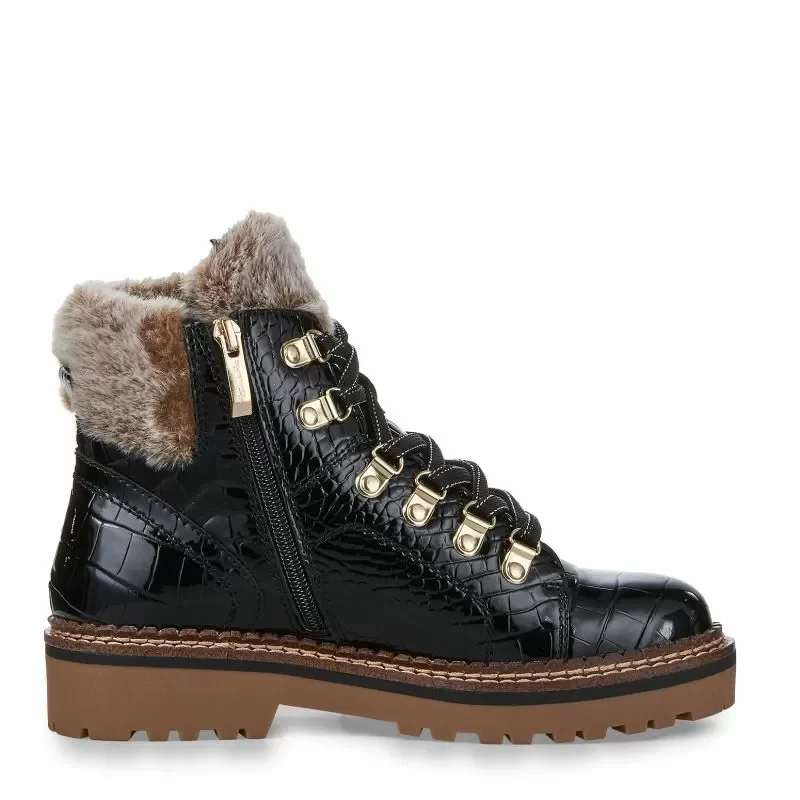 Дамски Кубинки TAMARIS – 1-26264-43-028 BLACK CROCO — снимка 2
