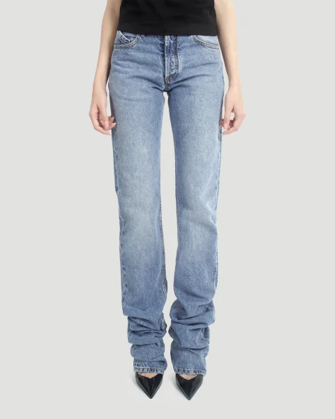 Sky Blue Extra Long Pants — снимка 2