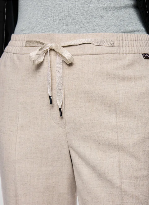 Спортен панталон с централен фабричен ръб 'Washington' Marc Cain Pants — снимка 4