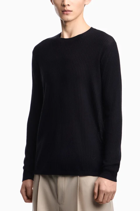 Плетени EM004310AF24574 UB109 dark navy — снимка 2