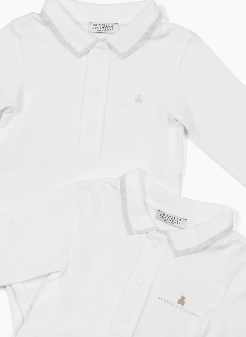 Сет бодита Brunello Cucinelli Kids 24M — снимка 3