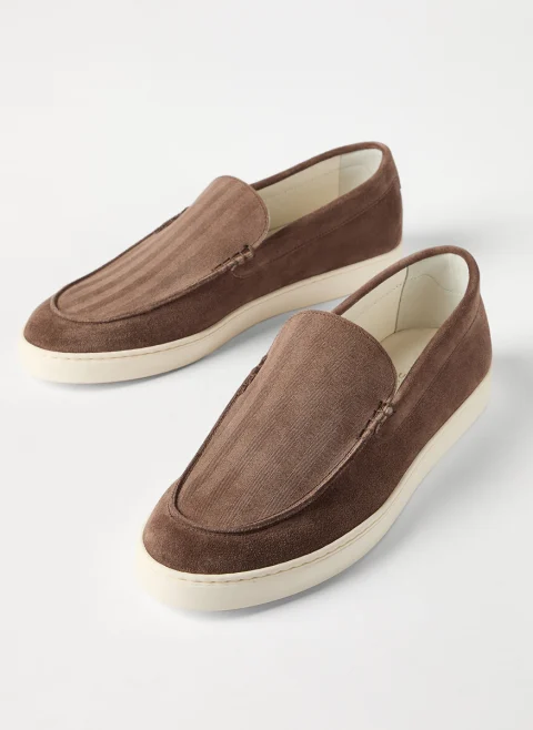Велурени мокасини 'Sport style' Brunello Cucinelli — снимка 3