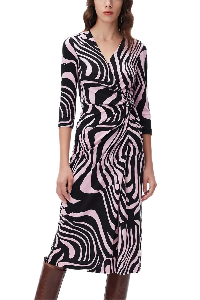 Dress Dvf Borris Dress DVFDL4Q042ZBGMP B7014 pink