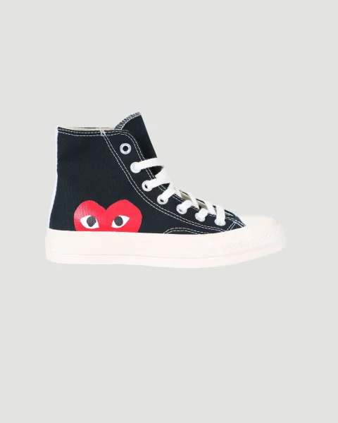 Converse x Comme des Garçons Play High Top Sneakers in Black