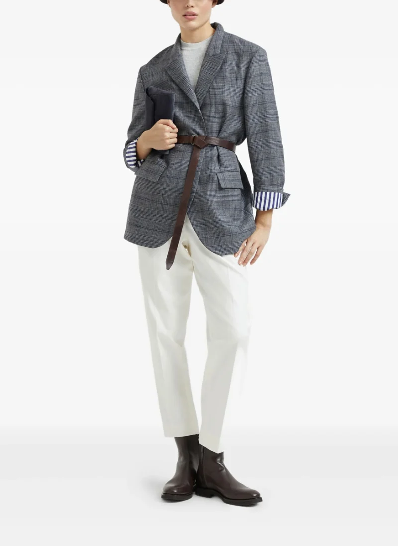 Блуза с лурекс Brunello Cucinelli — снимка 4