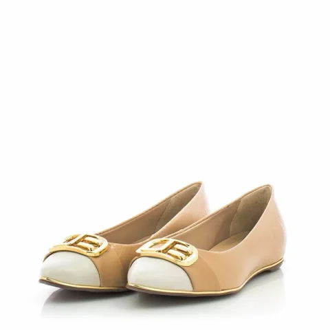 Балерини JORGE BISCHOFF – 21474005001 BEIGE — снимка 3