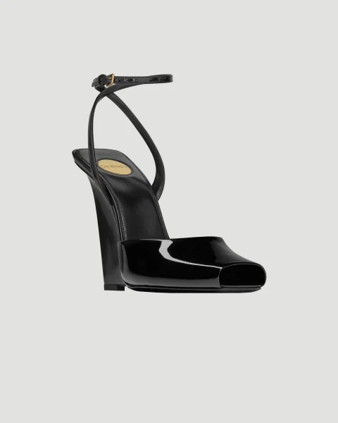 Le Scandale Wedges in Patent Leather — снимка 2