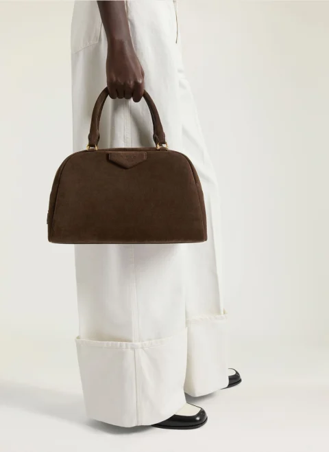 Велурена чанта 'Antigona East-West Bowling' Givenchy — снимка 5