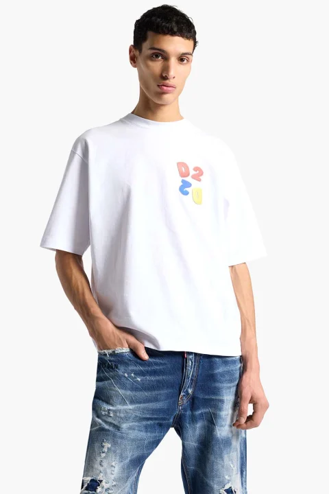T-Shirt S74GD1584D20033 100 white — снимка 2