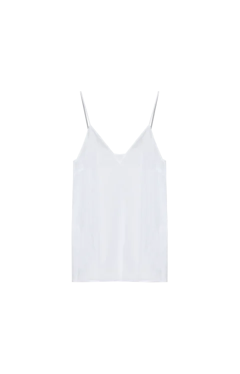 White Loose-Fit Shirt — снимка 3