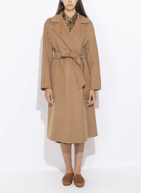 Палто от фина вълна и коприна Max Mara Studio Mstcles — снимка 5