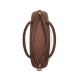 Дамска кафява чанта LOCK SUEDE TORY BURCH — снимка 5