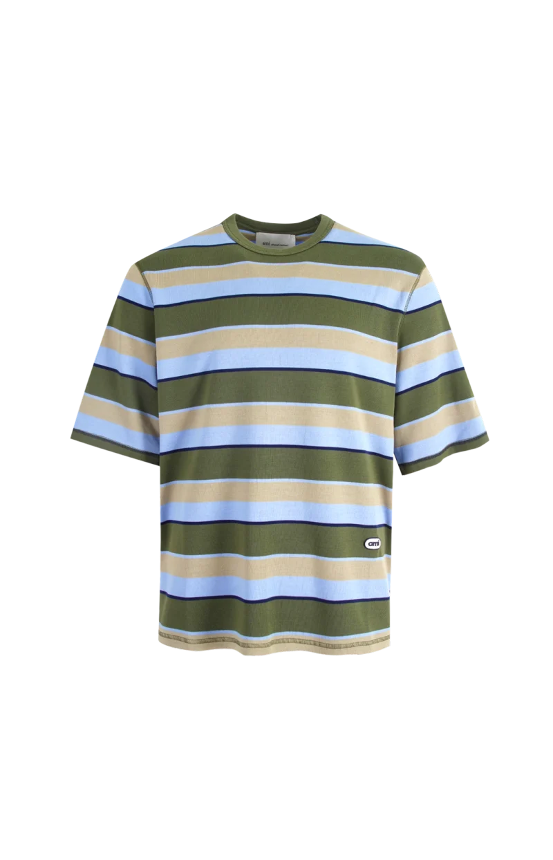 Short Sleeve Oversized Striped T-Shirt