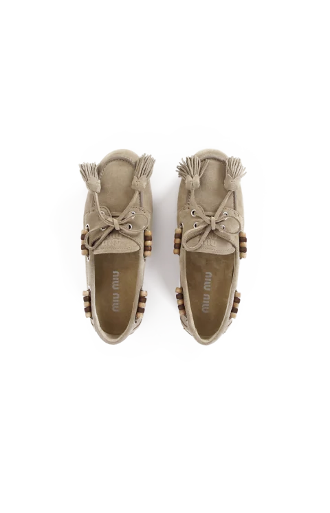 Suede Boat Shoes — снимка 3