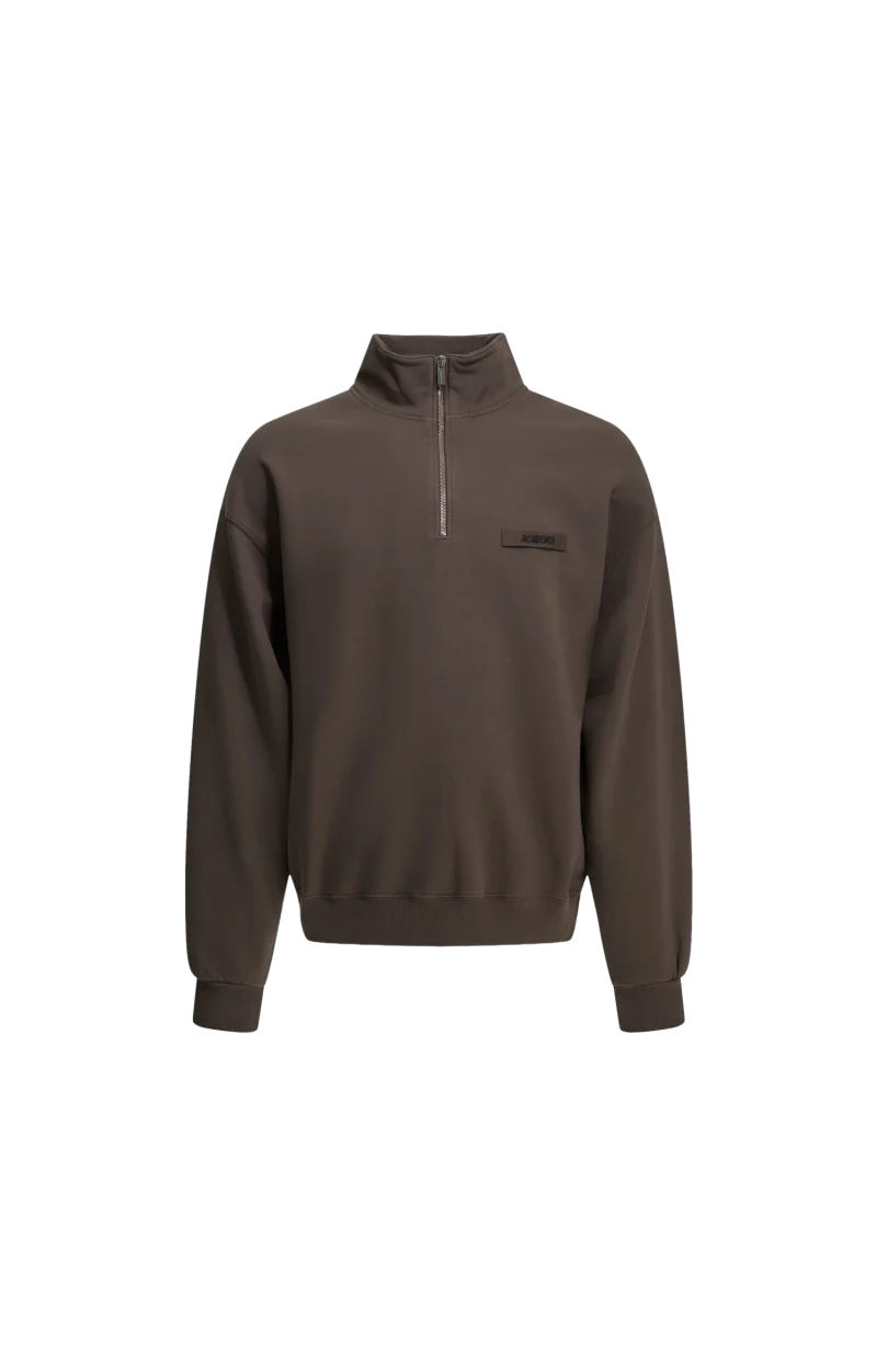 Gros Grain Sweatshirt in Brown