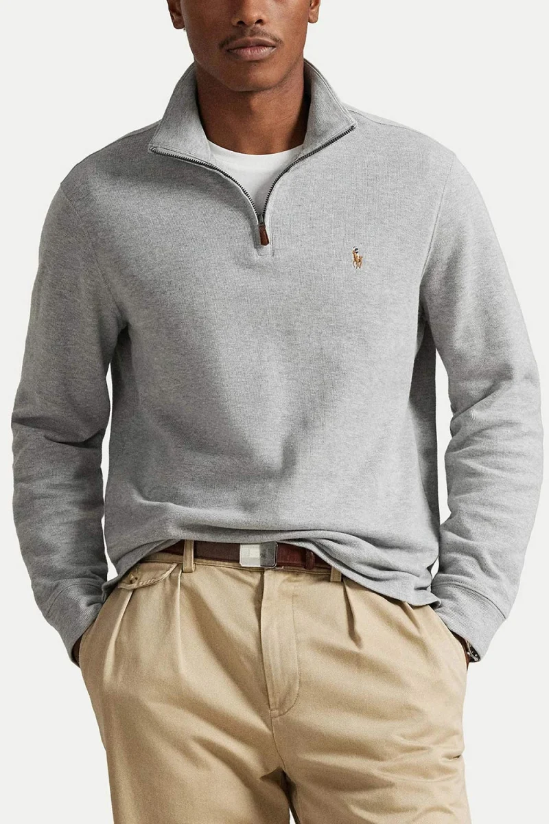 Плетено 40/1 Dbl Knit Jacq-Knt 710P07411003 020 grey — снимка 2