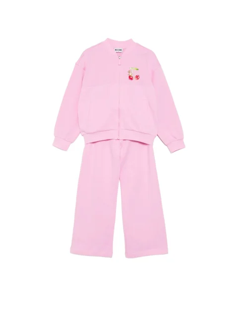 Спортен комплект с 'cherry' мотив Moschino Kids