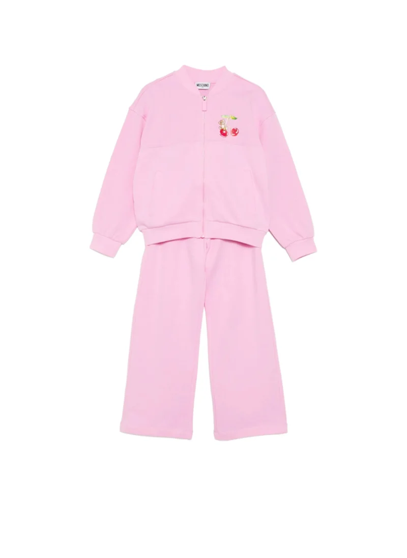 Спортен комплект с 'cherry' мотив Moschino Kids