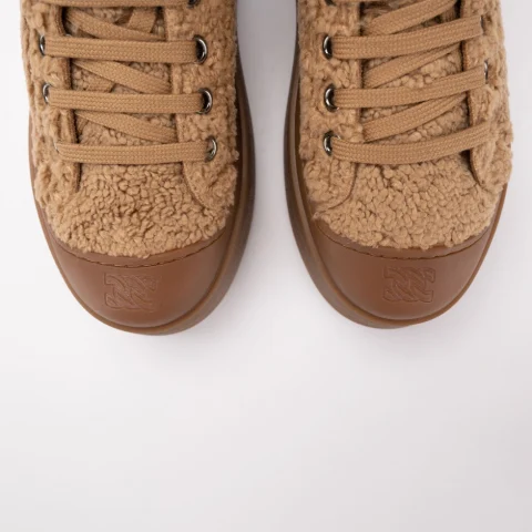 Дамски бежови кецове Explorer Casadei — снимка 10