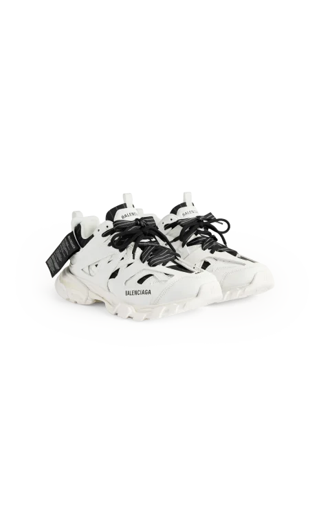 Track Shirt Sneaker in White — снимка 2