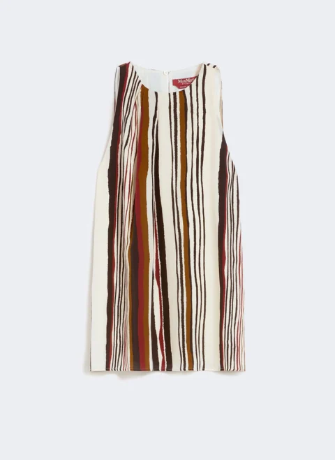 Топ от копринен креп Max Mara Studio Mstancora — снимка 6