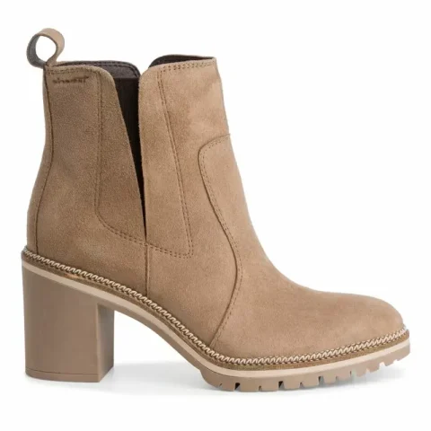 Дамски Боти На Ток TAMARIS – 1-25380-43-400 BEIGE