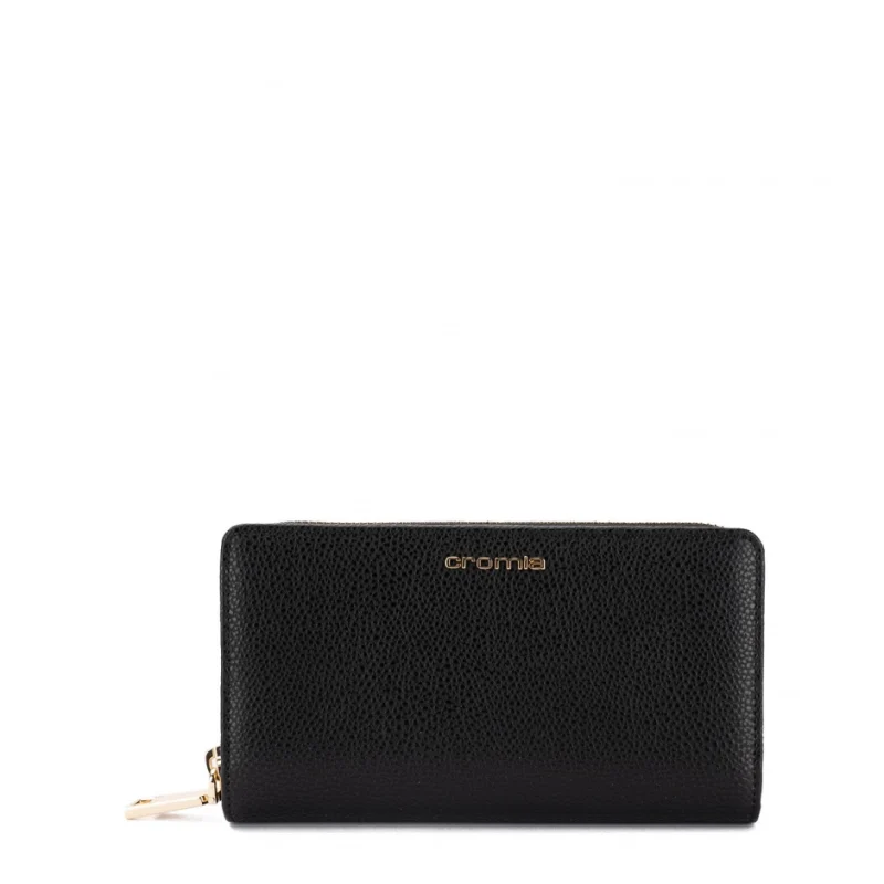 Дамски черен портфейл Mina 2012 Cromia