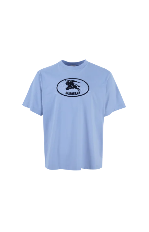 Knight Stamp Cotton T-Shirt