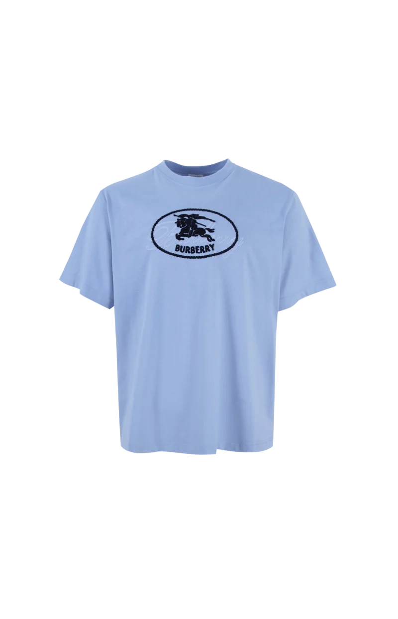 Knight Stamp Cotton T-Shirt