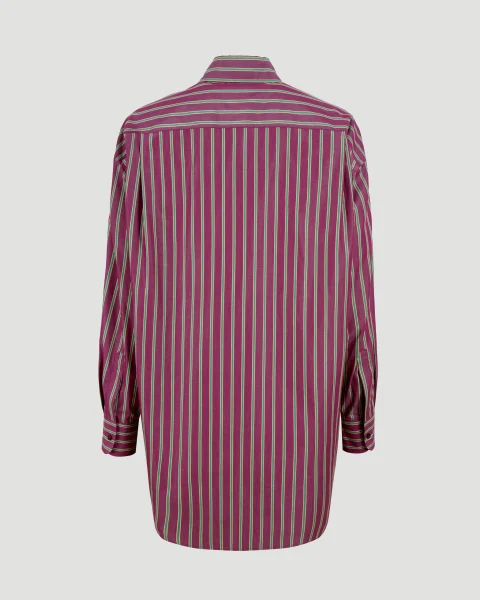 Striped Cotton Shirt — снимка 3