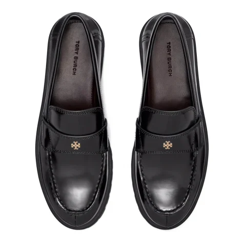 Дамски черни мокасини CLASSIC LUG TORY BURCH — снимка 7