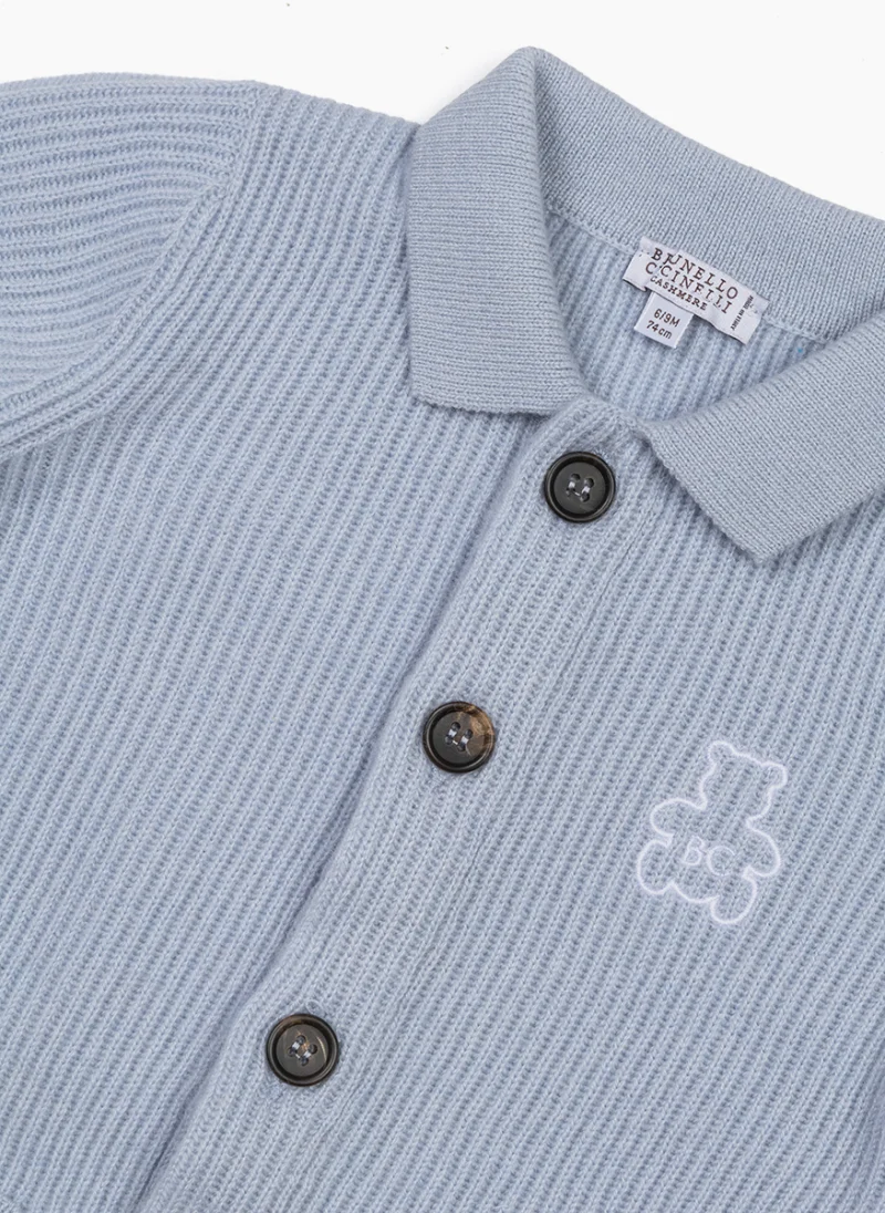 Жилетка от кашмир 'Bernie' Brunello Cucinelli Kids — снимка 2