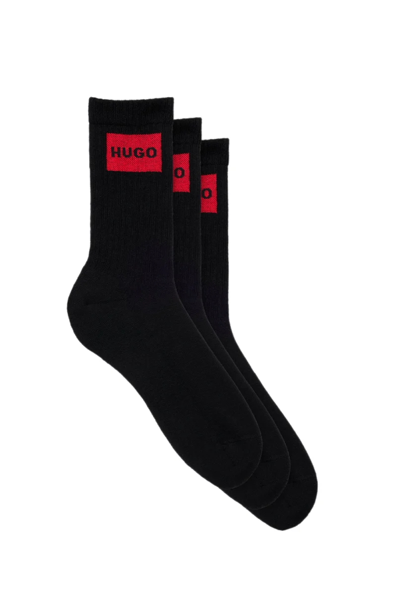 Чорапи (Pack of 3) Qs Rib Label Cc 10267340 01 50531515 001