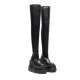 Дамски черни чизми Mammouth Casadei — снимка 3